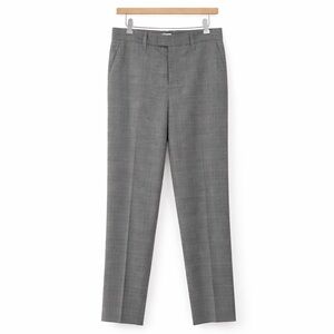 ZADIG & VOLTAIRE Grey Plaid Tailored Dress Pants Windowpane Trousers